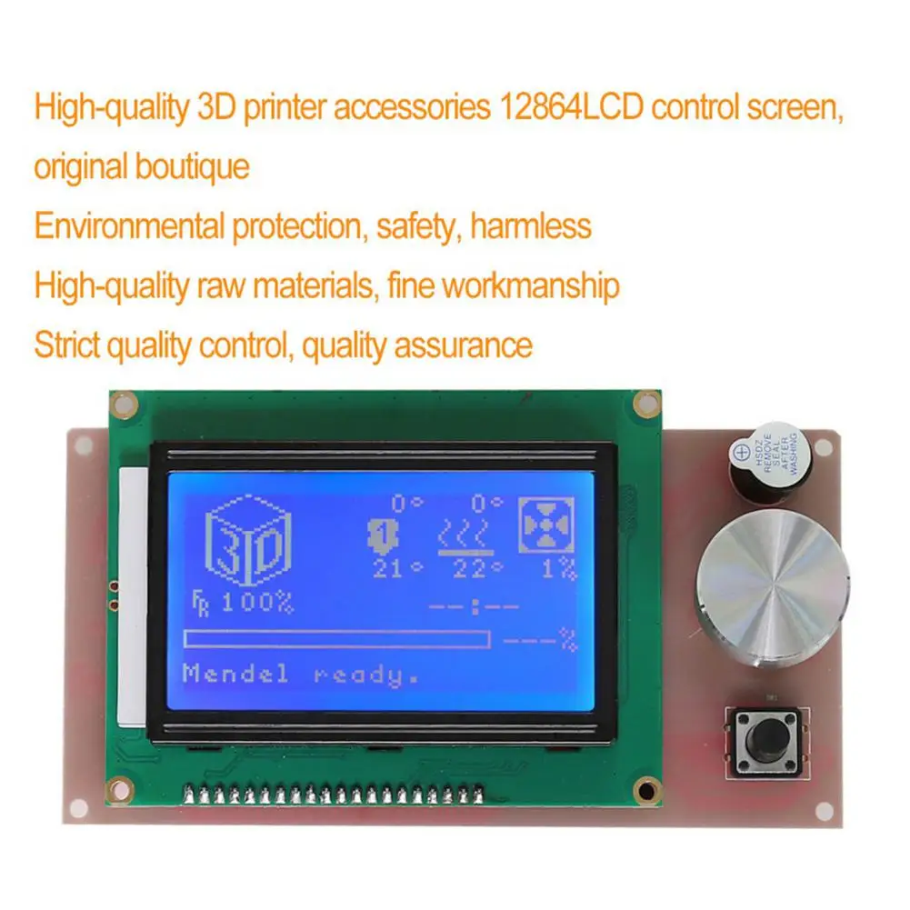 1 4 LCD12864 дисплей Панель управления синий экран 3D принтер материнская плата для Anet