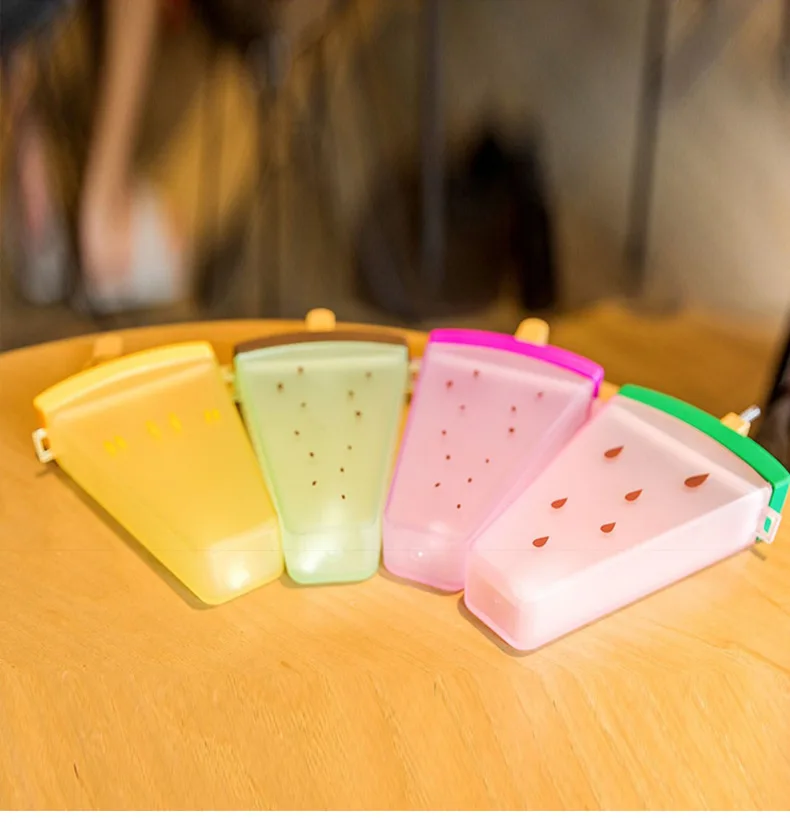 350ml Creative Fruit Ice Cream Plastic Straw Cup with Lid Personality Cup Outdoor Sports Portable Cup with Strap Water Bottle