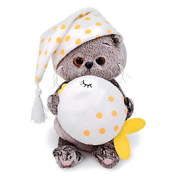 

Soft toy "Basik Baby with a fish pillow", 20 cm