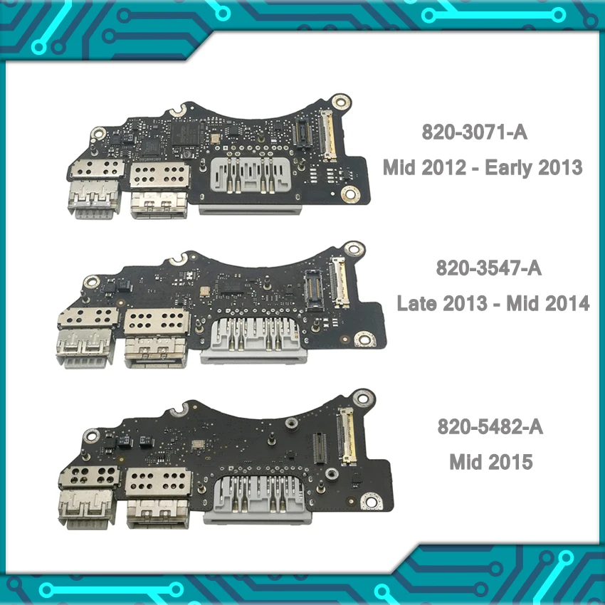 Оригинальная плата для I/O USB HDMI SD карты 820 3071 A 3547 5482 Macbook Pro Retina 15 &quotA1398 2012 2013 2014 2015|Компьютерные кабели и