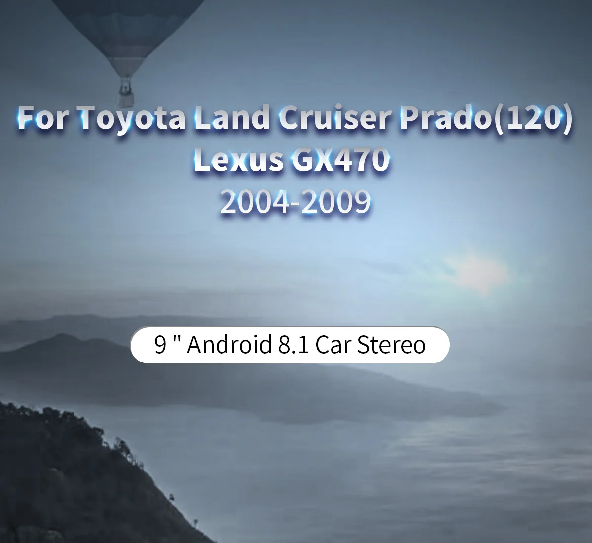 Радующийся Автомобильный gps плеер Радио стерео для Toyota Land Cruiser Prado 120 LEXUS GX 470 мультимедийный плеер 9 ''ips экран HD головное устройство