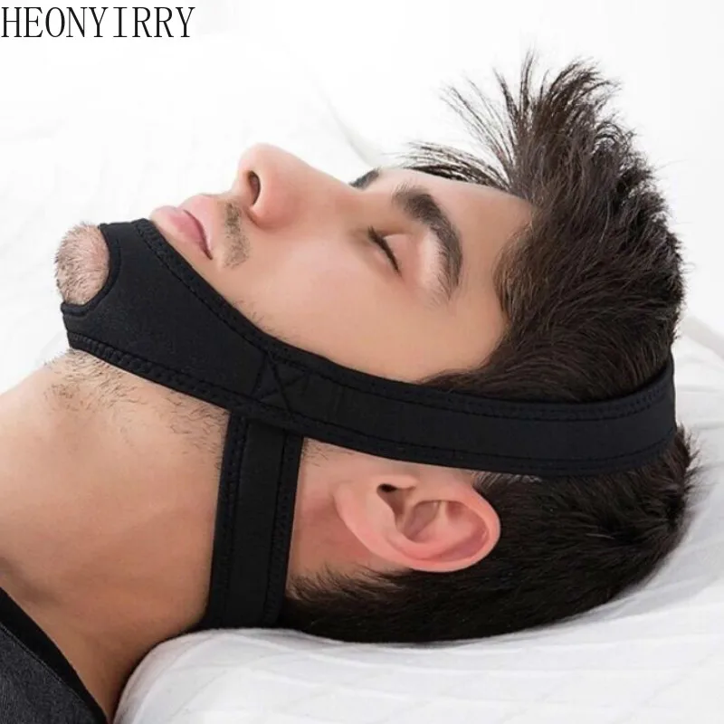 New Neoprene Anti Snore Stop Snoring Chin Strap Belt Anti Apnea Jaw Solution Sleep Support Apnea Belt Sleeping Care Tools