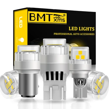 

BMTxms LED Bulbs Canbus BAY15D P21/5W W21/5W 7443 T10 W5W T15 W16W DRL Backup Tail Brake Parking Light For Lada Vesta GFL Saloon
