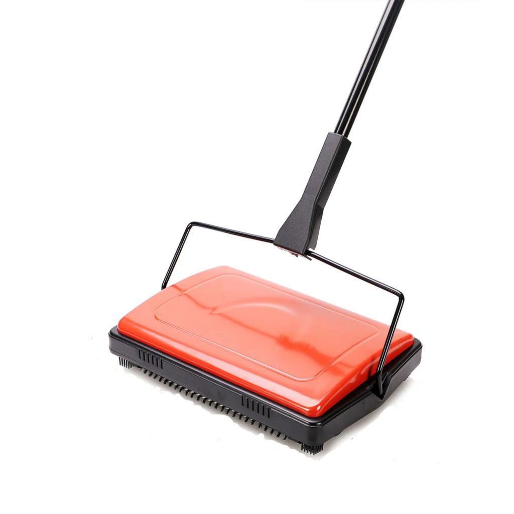 Cleanhome Carpet Floor Sweeper Cleaner for Home Office Carpets Rugs Undercoat Dust Scraps Paper Cleaning with Brush | Дом и сад