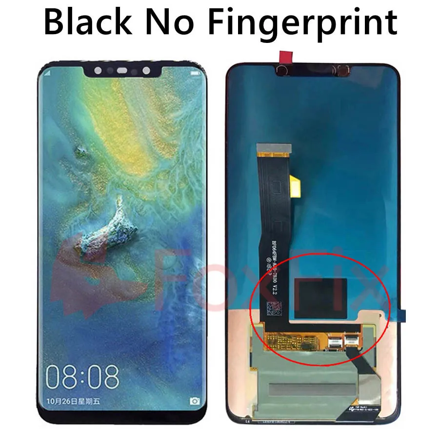 For Huawei Mate 20 Pro LCD Display Touch Screen With Frame+Fingerprint Sensor For LYA-L29 Huawei Mate 20 Pro LCD Screen AMOLED