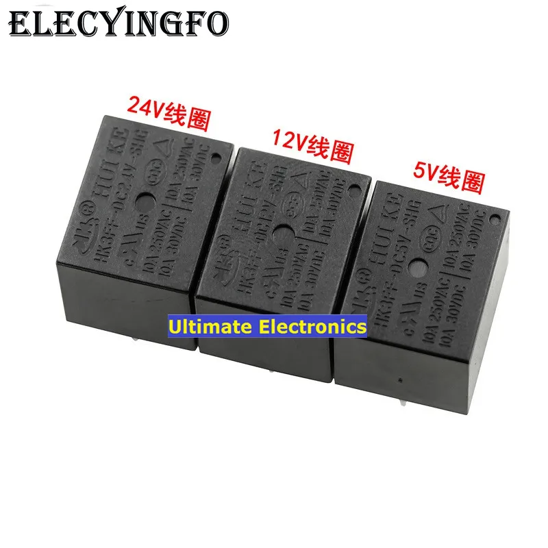 10 шт HK3FF-DC5V-SHG HK3FF-DC12V-SHG HK3FF-DC24V-SHG T73 реле | Электронные компоненты и принадлежности