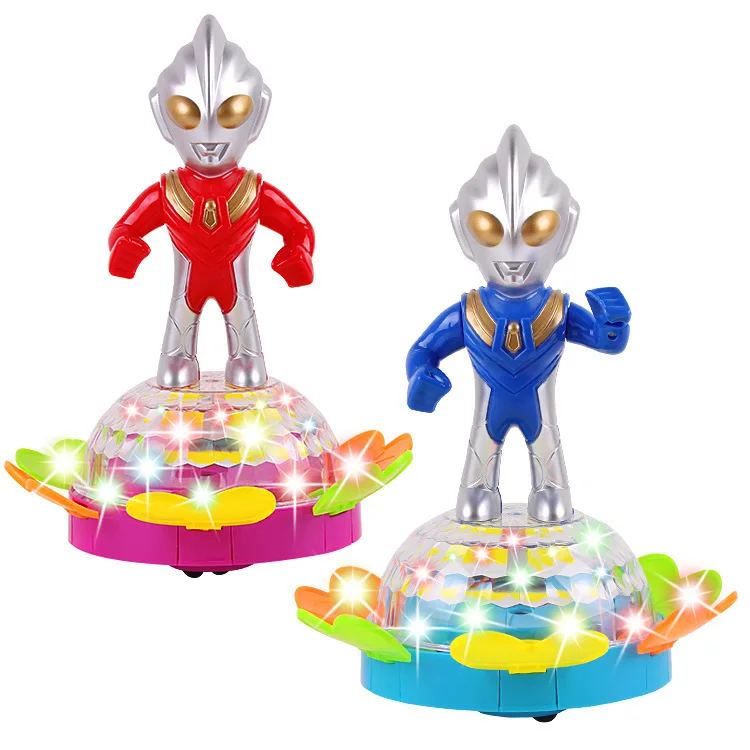 

Dreamy Electric Superman Dancing Superman Doll 360-Degree Rotating Universal Music Lights Toy Boy Toy