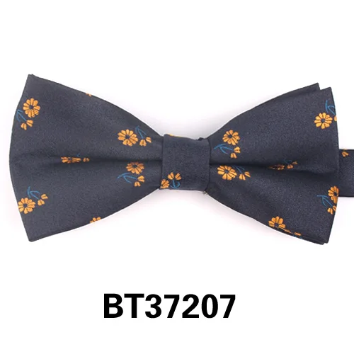 BT37207 Модный мужской галстук-бабочка, классический жаккардовый галстук-бабочка для мужчин, деловой Свадебный взрослый цветочный галстук-бабочка, костюм с бабочками, галстуки-бабочки - Цвет: BT37207