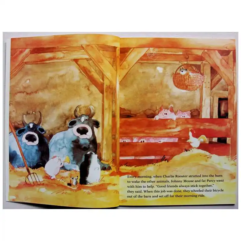 Книга с картинками на английском языке Friends By Helme Heine|Чтение| |
