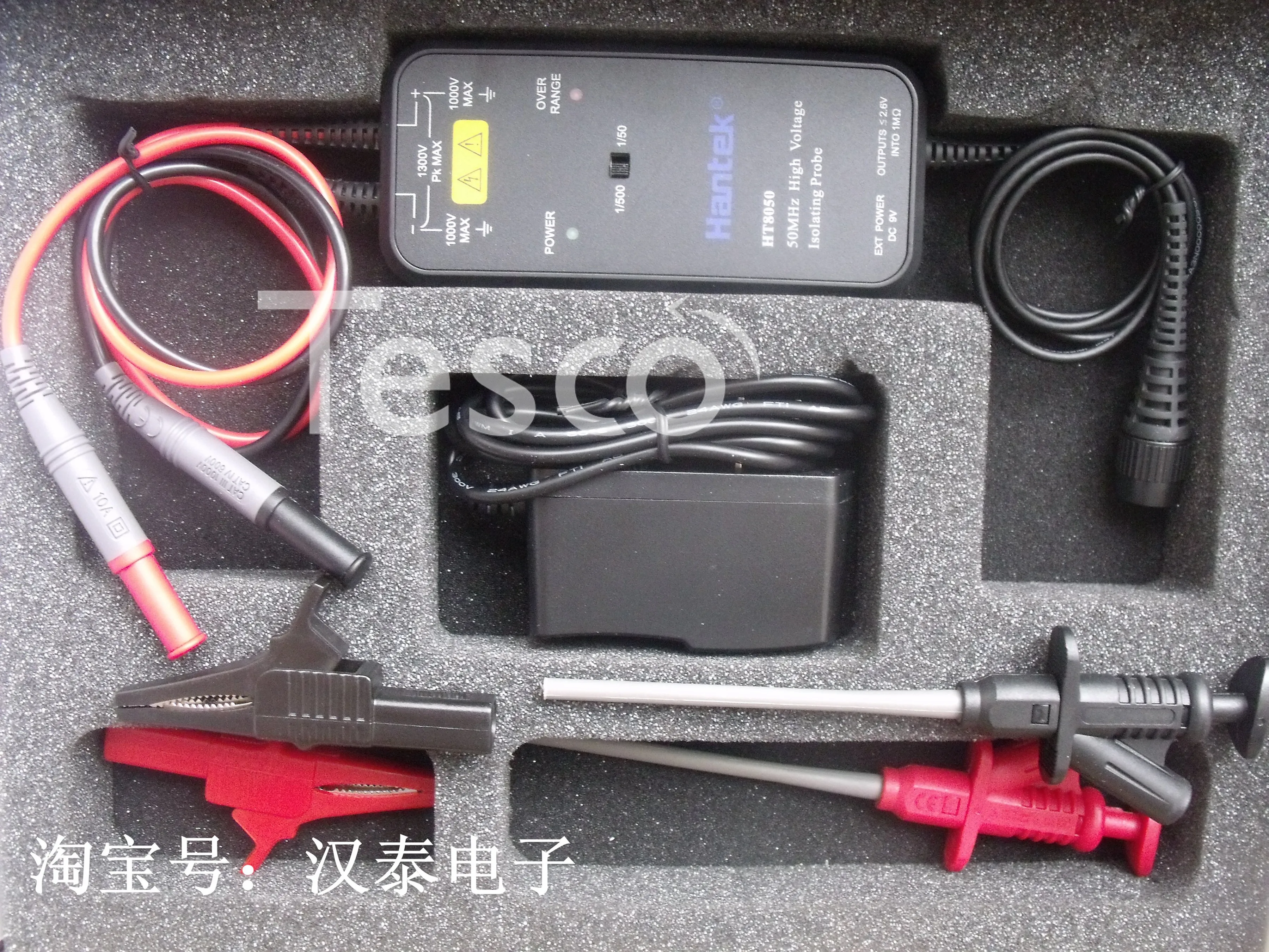 Осциллограф HANTEK HT8100 / 8050 высоковольтный дифференциальный зонд изоляционный 1300 в