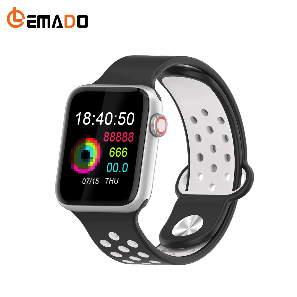 LEMADO Smart Watch Full Touch Screen Alloy Case Heart Rate Message Call Reminder Smartwatch Men Women for Apple Android Phone