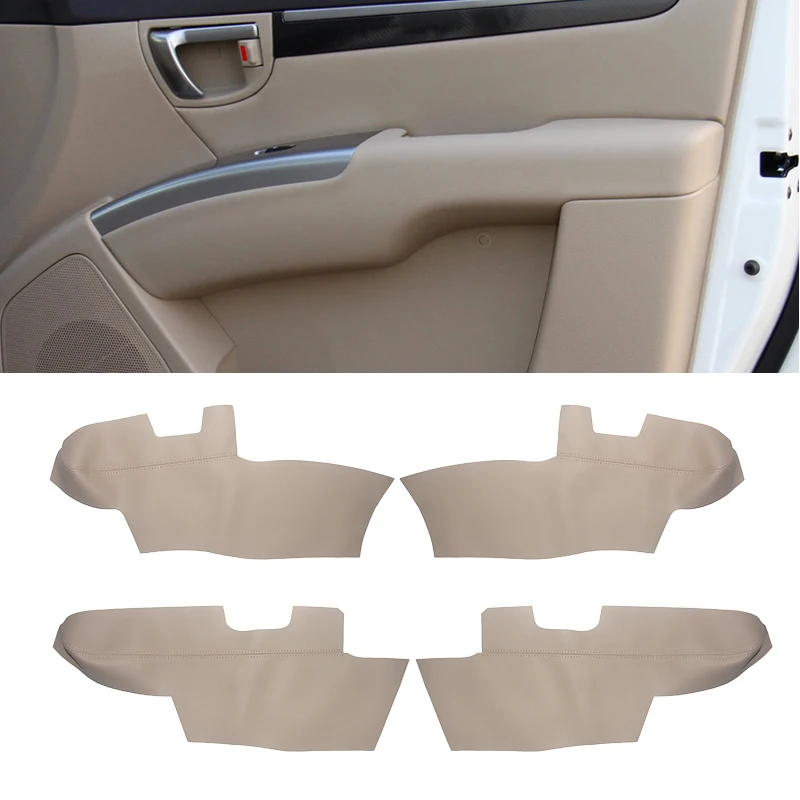 

Soft Leather Door Armrest Cover For Hyundai Santa Fe 2006 2007 2008 2009 2010 2011 2012 Door Armrest Panel Cover Sticker Trim