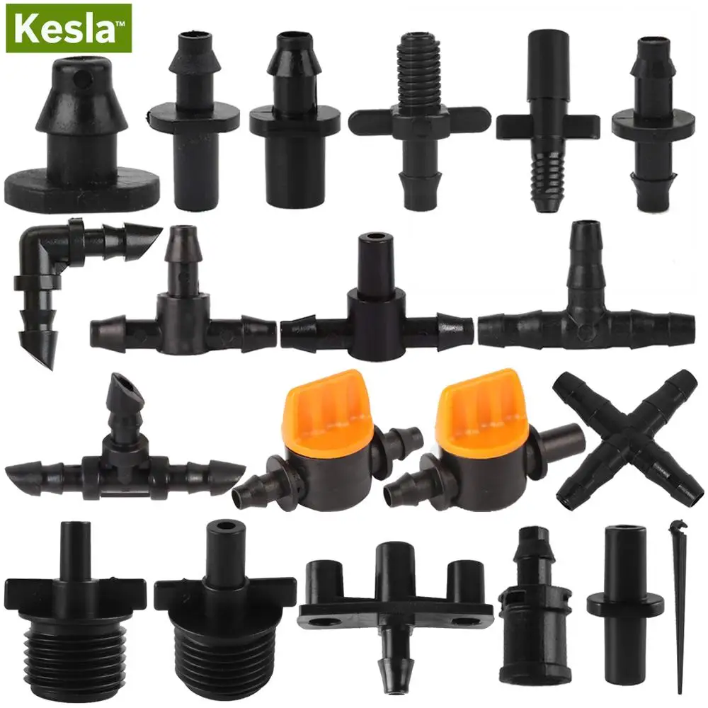 KESLA Irrigation Sprinkler Water-Pipe-Connector Garden Nozzl for 4/7mm-Hose Fitting-Repair