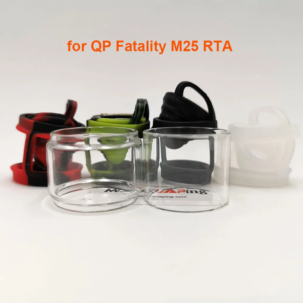 

Good quality Replacement Dust Cap and glass Tube for QP Fatality M25 RTA Normal Version / Fatboy Version