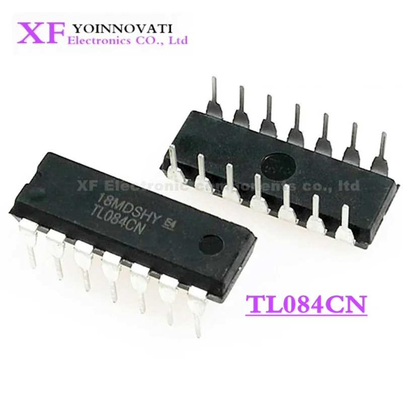 100 шт./лот TL084CN TL084 DIP14 IC новый оригинальный | Электронные компоненты и