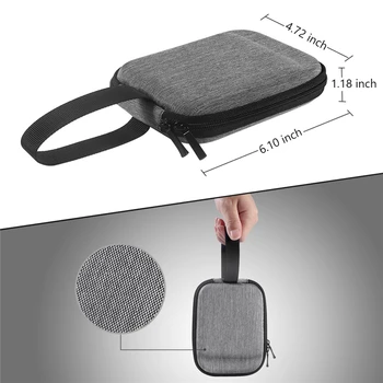 

Portable External Hard Drive Storage Bag for Seagate Barracuda Fast SSD 500GB 1TB 2TB Accessories Waterproof Carrying Case