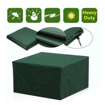 

1PC Furniture Cover Sofa Chair Garden Courtyard Dustproof Rainproof Snowproof Cover for Outdoor (Green )