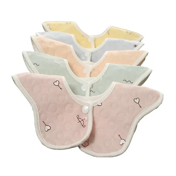 

Petals Baby Bandana Bibs 3PCS Optional Toddler Infant Boys Girls 360 Degrees Cotton Burp Cloths Absorbent Bib Infant Hexagon