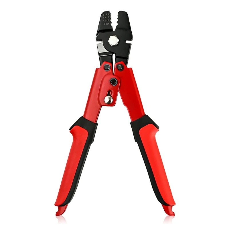 

TOP!-Fishing High Carbon Steel 0.1-2.2Mm Tube Crimping Fishing Pliers Terminal Fishing Line