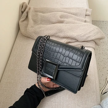 

2020 Fashion Crocodile Women's Crossbody Bags Handbag Vintage Shoulder Messenger Bag Ladies Clutch Casual Totes Female Purse