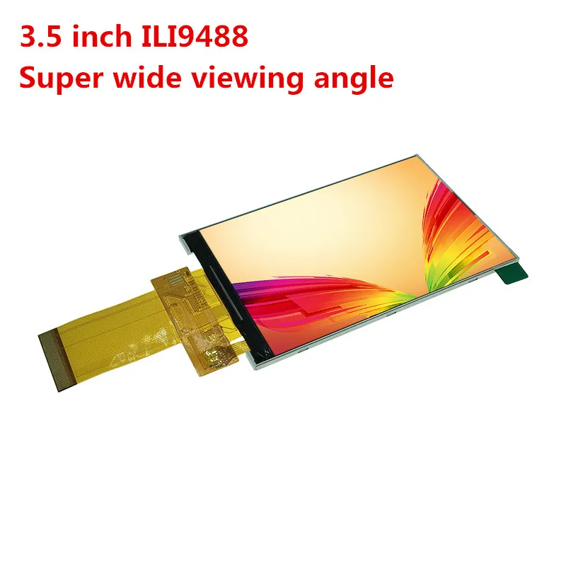 Цветная Сенсорная панель 320x480 HD 3 5 дюйма TFT LCD ILI9481 ILI9486 ILI9488 IPS Сверхширокий обзор
