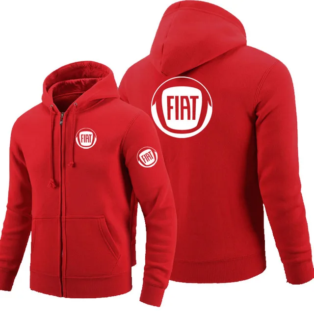 Для лого Fiat толстовка на молнии мужские толстовки на молнии Осенняя толстовка с капюшоном зимняя длинная модная повседневная одежда t
