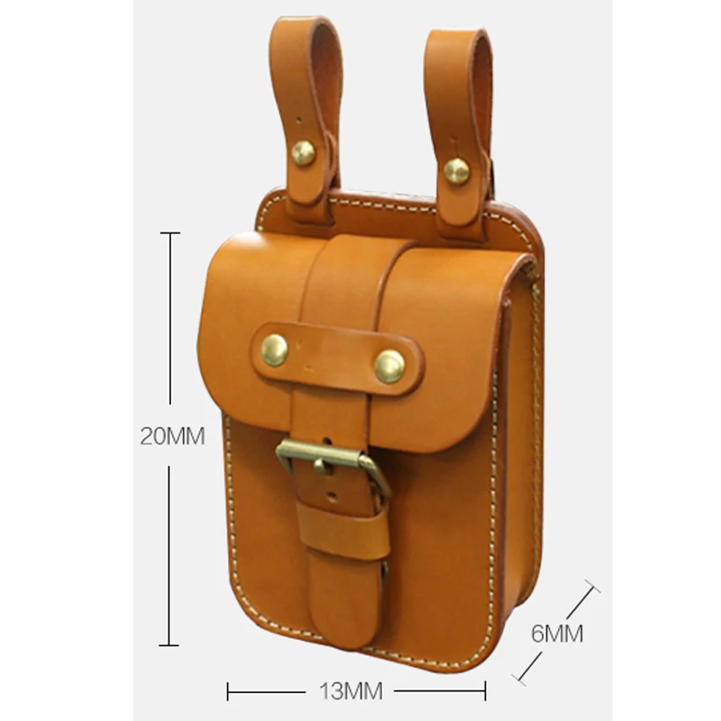 Leather Pouch Diy Belt Bag Pattern Leather Drawstring Pouch