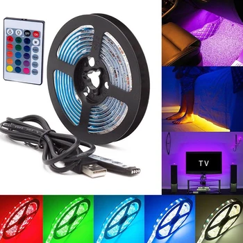 

LED Strip Kitchen USB TV Waterproof Home Lighting Backlight Durable Flexible Night Lamp Party Mood Light