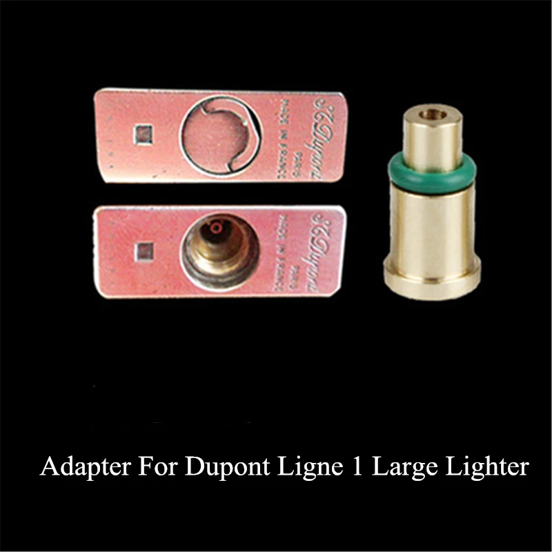 5 in 1/Set Durable Brass Copper Nozzle Refill Butane Gas Adapter For Dupont Lighter Yellow/Red/Green/Blue Caps Easy To Use