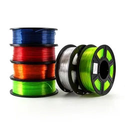 Consommables filament en plastique pour imprimante 3D, 1,75 mm, 1kg/2,2 lbs, matériel PETG 