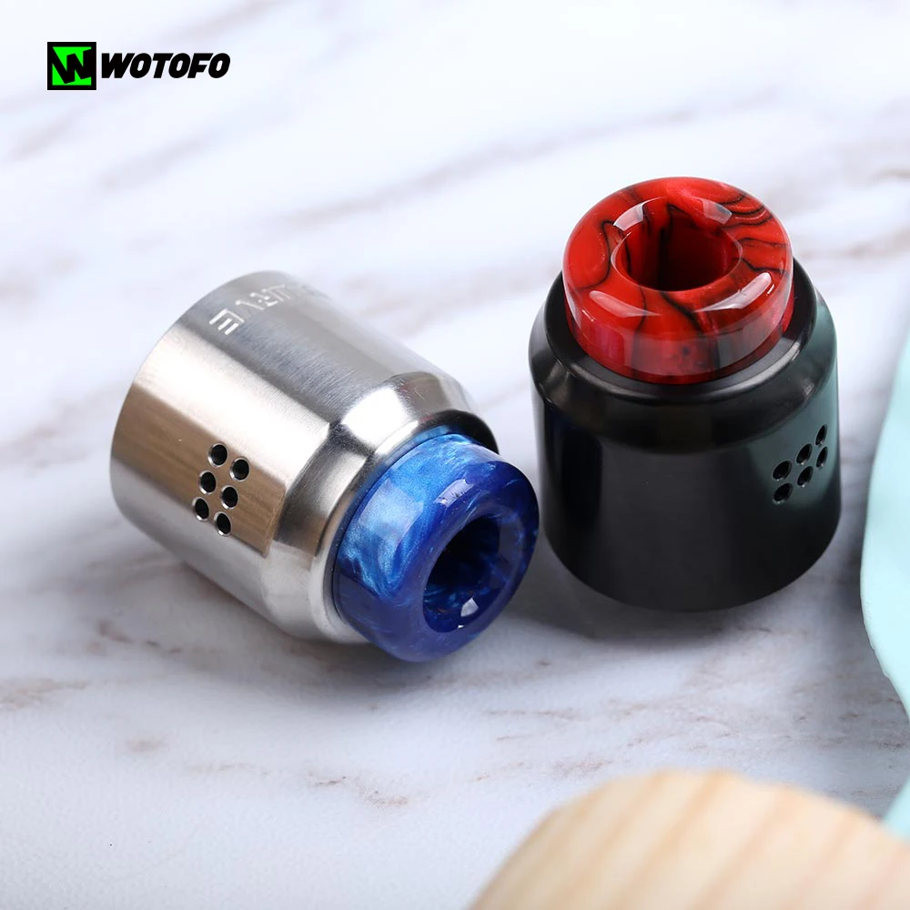 Новейший оригинальный Рекурсивный двойной RDA бак атомайзера Wotofo + с 10 шт. 6 мм