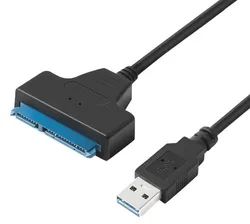 Câble adaptateur USB SATA 3 à USB 3.0, connecteurs pour disque dur 2.5 pouces Ssd 