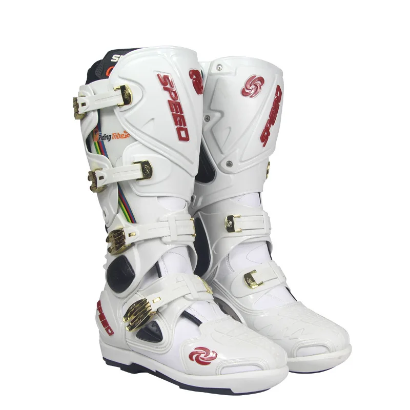 

Pro-American Motorcycle Off-road Thigh Boot All-directional Protection Fashion Modeling Steel Sheet Sole Profession Racing Shoes