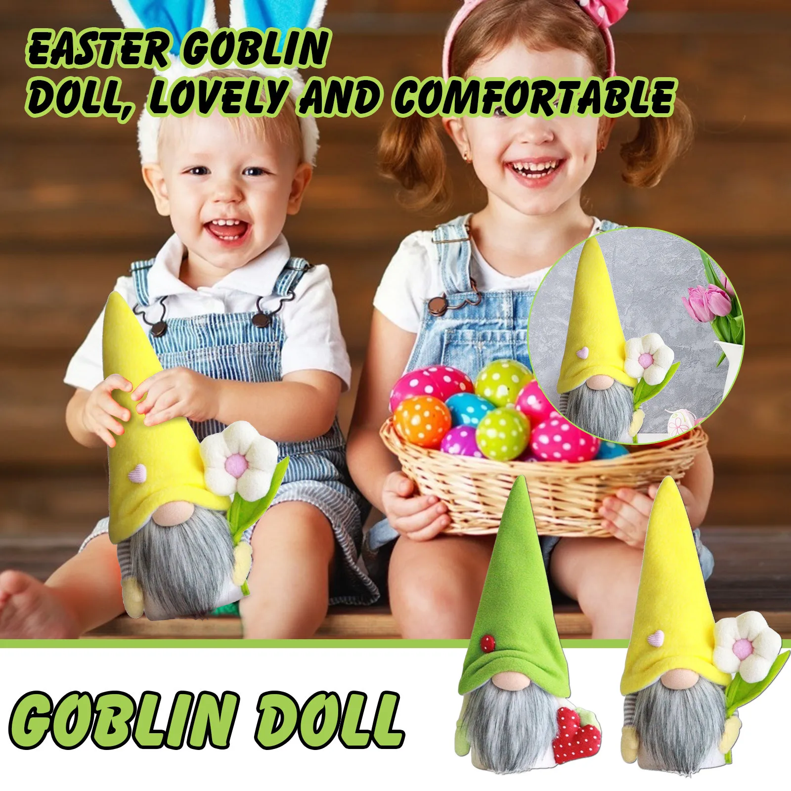 toys for children Easter Day Decorations Bedroom Living Room Desktop Decoration Standing Post Ornament Kids Toys Party#K4 | Игрушки и