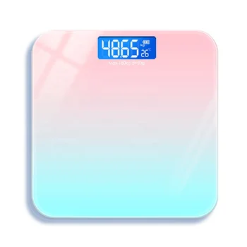 

Bathroom Body Floor Scales Glass Smart Electronic Scales battery-powered LCD Display Body Weighing Digital Body Weight Scale
