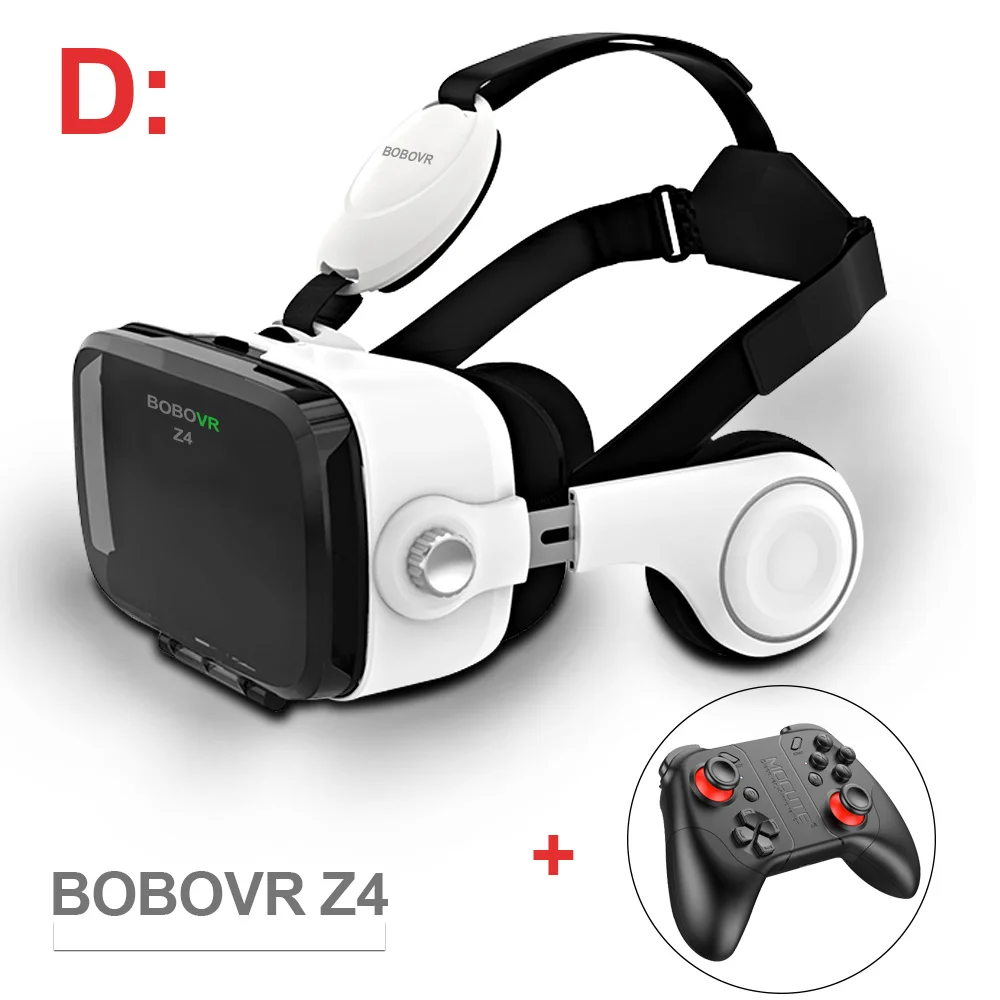 Bobovr z4 VR коробка Виртуальная реальность шлем очки 3D VR очки Мини Google картон VR коробка 2,0 BOBO VR для 4-6 'мобильного телефона - Цвет: D