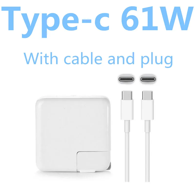 Type-c USB-C 30 Вт 61 Вт 87 Вт Зарядное устройство для ноутбука Apple MacBook адаптер питания A1534 A1706 A1707 A1708 зарядное устройство A - Тип штекера: With Cable