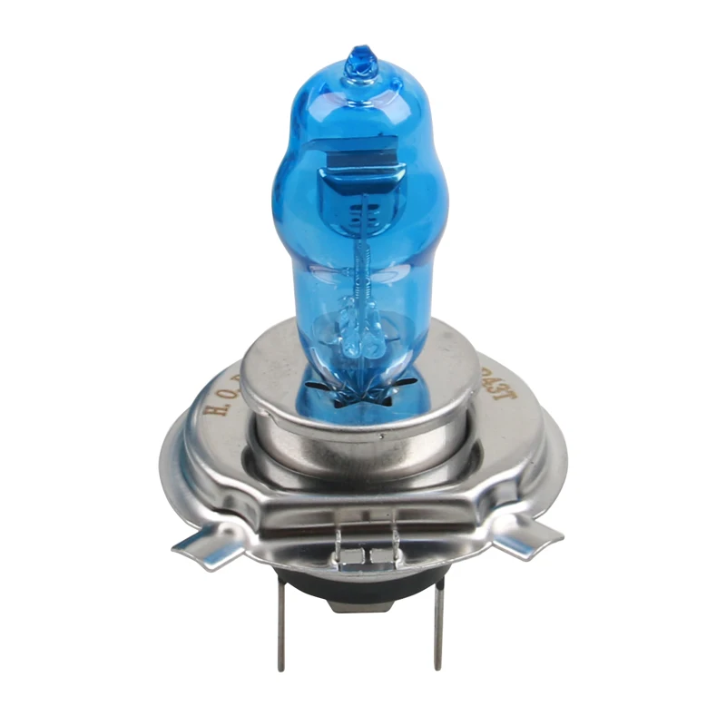 

1 pair H4 100W 12V white Halogen Headlights Bulbs High Power Headlight Lamp Car Light Source Car