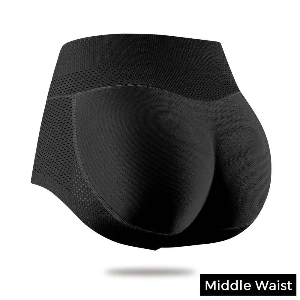 shapewear for dresses YBFDO Women Control Panties with Pad Butt Lifter Hip Enhancer Breathable Underwear Push Up Big Ass Fake Butt Body Shaper thong shapewear Shapewear