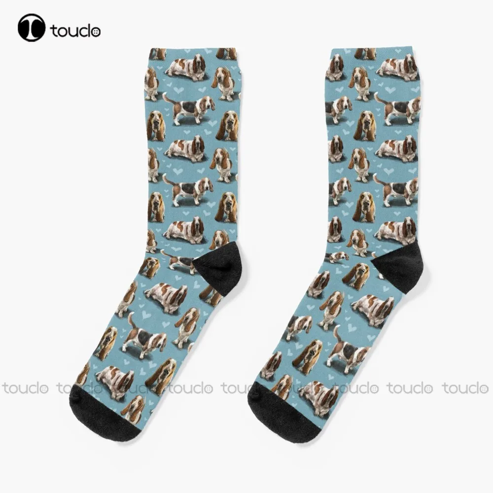 The Basset Hound Dog Sniffer Calzini Al Naso Calzini Invernali Per Le Donne Personalizzati Personalizzati Unisex Adulti Teen Youth Socks Fashion New