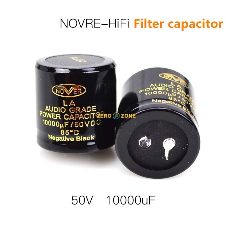 Audio Power Amplifier Capacitor 10000uF/50V NOVER LA Series Aluminum 35*35mm For Supply Filter 2PCS | Электроника
