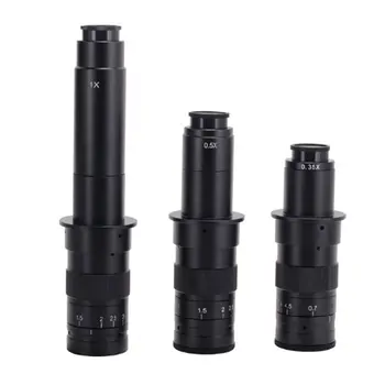 

C-mount Lens 120X 180X 300X Zoom 0.7X-4.5X Magnification USB Industry Microscope U1JB