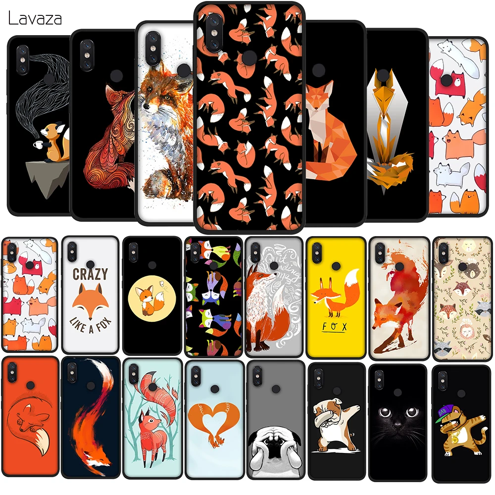 

H16 puzzle foxes fox TPU Phone Cover for Xiaomi Mi 9T A3 Pro for Redmi 7A K20 Note 8 Pro Soft Case