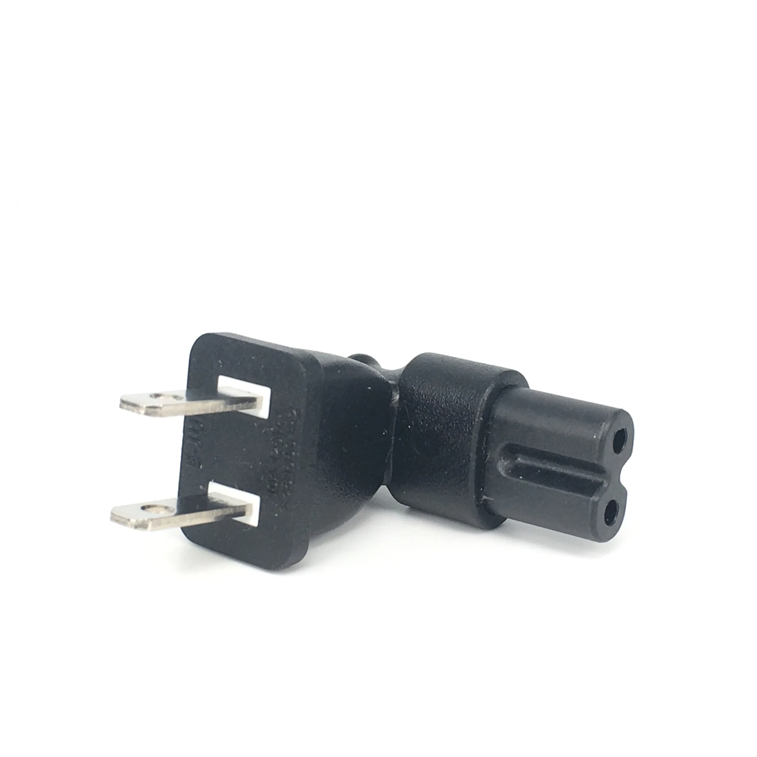 Adaptateur prise,Prise de conversion US NEMA 515P vers IEC320 C7,2 broches vers IEC 320 C7