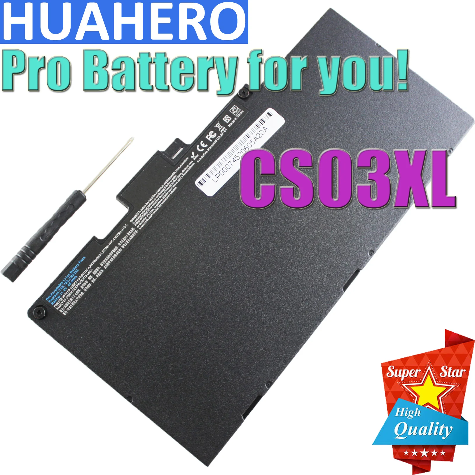 Аккумулятор для ноутбука HUAHERO CS03XL HP ZBook 15u G3 G4 Elitebook 745 840 G2 848 850 CS03 800231-141 800513-001 |