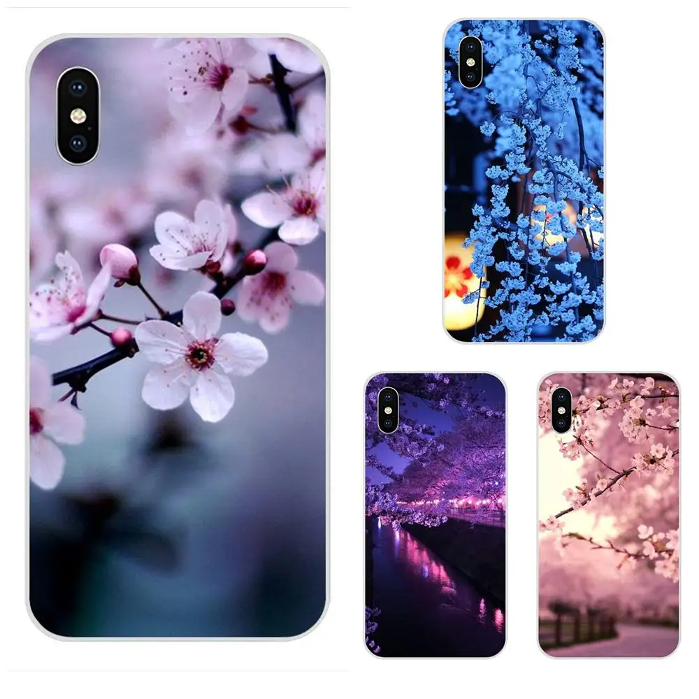 Розовый Цветок сакуры Япония вишневые цветы для Xiaomi Redmi Mi 4 7A 9T K20 CC9 CC9e Note 7 9 Y3 SE Pro