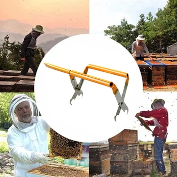 

Beekeeping Equipment Multifunction Nest Box Pliers European Style Frame Grip With Shovel Holder Grip Useful Tools for Farmer