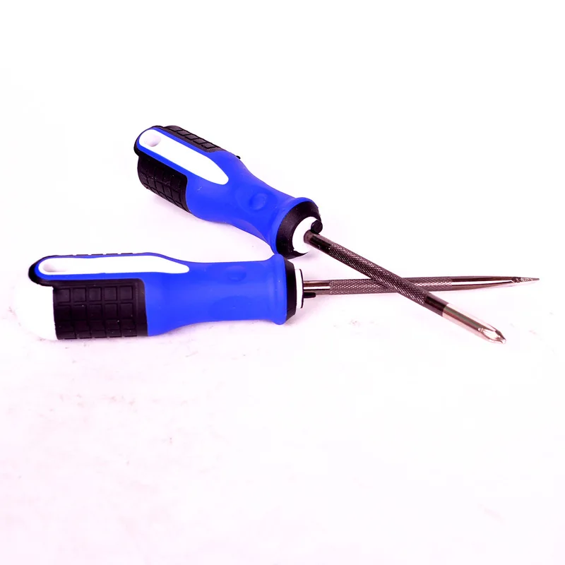 

Production Top Grade Three-Color Handle Screwdriver Cross Flat Screwdriver Single for Screw Screwdriver Bits
