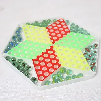 

Beads Jump Adult Children Students Checkers Marble Adult Aeroplane Chess-in-Educational Toy Board Game