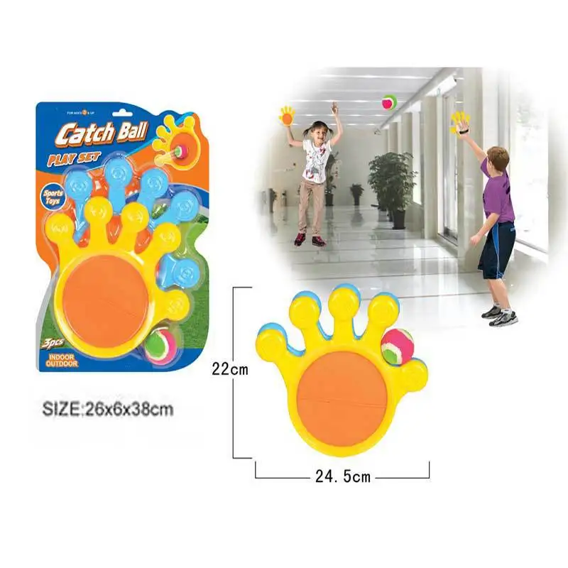 

Children'S Educational Toy Hand Sticky Bat Palm Capture Ball Parent And Child Interactive Sports Sports Toy Ball